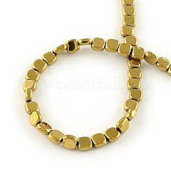 Гальванические немагнитная синтетический гематит бисер пряди&nbsp;G-R259-51G