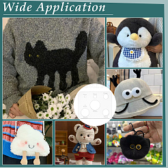 Шаблон глаз куклы из акрила DIY-WH0580-39H