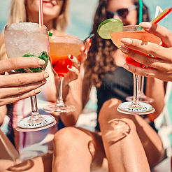 Бумажные подвески для бокалов для вина AJEW-WH0314-389