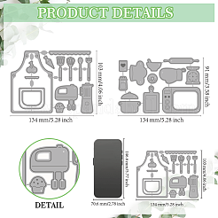 Трафареты для резки углеродистой стали&nbsp;DIY-WH0309-4283