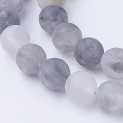 Естественно облачно нить кварца шарика&nbsp;G-G735-81-10mm