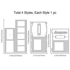 Трафареты для резки углеродистой стали в стиле ретро DIY-WH0309-1029