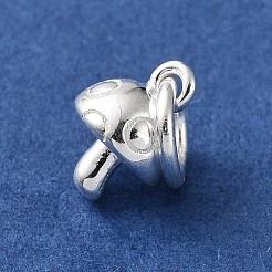 925 подвеска-гриб из стерлингового серебра с соединительными кольцами STER-H118-08S