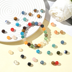 360шт 18 цвета бусины из смолы&nbsp;RESI-SC0006-34