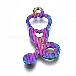 Подвески из сплава цвета радуги PALLOY-S180-194-NR