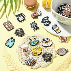 40 Stück 20 Stile Kaffee-Stil PVC-Cabochons&nbsp;KY-CJ0002-02