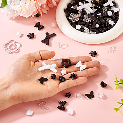 100 г прозрачных и непрозрачных акриловых бусин&nbsp;TACR-TA0001-57G