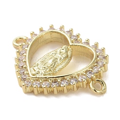 Религиозные латунные подвески с микро-паве и прозрачным фианитом KK-H466-10G-01