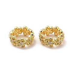 Стойки обшивки латунь микро проложить кубического циркония бусы KK-C010-06