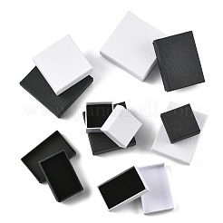 10 Stück Schmuckgeschenkboxen aus strukturiertem Papier in 5 verschiedenen Ausführungen&nbsp;OBOX-FS0001-01A