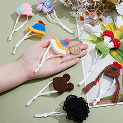 8 Stück Puppenhut aus Polyester in 8 Stilen&nbsp;DIY-SC0033-54A