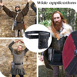 Женская поясная сумка из искусственной кожи для мобильного телефона на открытом воздухе AJEW-WH0504-39B