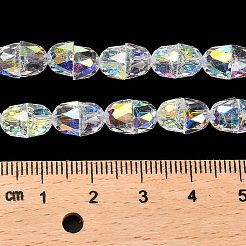 Стеклянные бусины с гальваническим покрытием &nbsp;EGLA-D030-04B