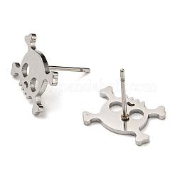 Серьги-гвоздики из нержавеющей стали 304&nbsp;EJEW-F322-01P