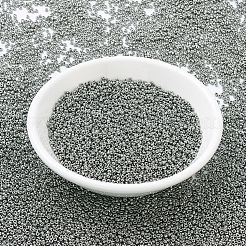 MIYUKIラウンドロカイユビーズ  日本製シードビーズ  11/0  （rr190)ニッケルメッキ  2x1.3mm  穴：0.8mm  約1100PCS /ボトル  10 G /ボトル&nbsp;SEED-JP0008-RR0190