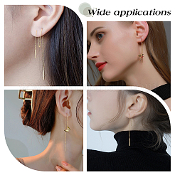 10 шт. латунные серьги-гвоздики&nbsp;KK-BBC0002-60