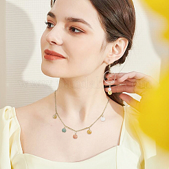 4 комплект подвесок из натуральных смешанных камней FIND-CA0005-80