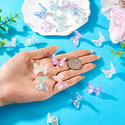 20 шт. Прозрачные акриловые бусины&nbsp;OACR-TA0003-82