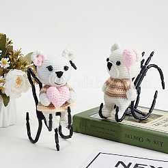 Железный ПВХ пластик креативный планшет паук держатели для мобильных телефонов AJEW-WH0695-132