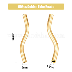 Бисера латунной трубки&nbsp;KK-DC0001-73