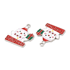 Noël pendentifs émail en alliage&nbsp;ENAM-D050-13A-02P