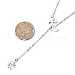 Collane a catena in acciaio inossidabile 304 anti-ossidazione&nbsp;NJEW-JN04792