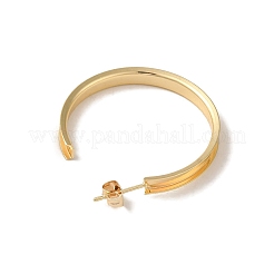 Серьги-кольца с железными шпильками EJEW-M254-02G-02