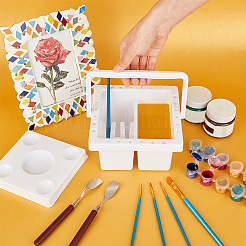 Пластиковая ванна для кистей художника многофункциональная кисть для краски TOOL-PH0001-24