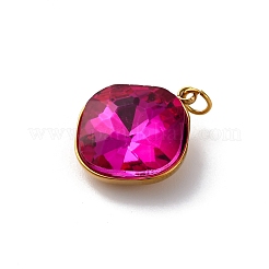 Подвески из граненого стекла из нержавеющей стали 316 STAS-K258-47G