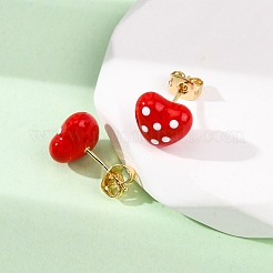 Латунные микро проложить серьги стержня кубического циркония&nbsp;LS-EJEW-D328-01G-03