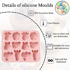 2 шт. силиконовые Молды на тему животных&nbsp;ST-CJ0043-013