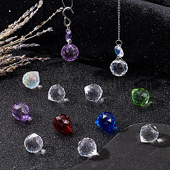 Стеклянные подвески каплевидный прозрачный k9&nbsp;GLAA-SP0001-22