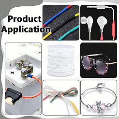 1 rotolo di tubo termorestringente in polietilene&nbsp;DIY-BC0017-67B-01