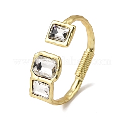 Браслеты-манжеты из сплава стекла для женщин&nbsp;RJEW-S637-01MG