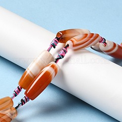 Природный агат бисер нитей&nbsp;G-K334-01E