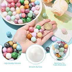 100 шт. Силиконовые бусины&nbsp;SIL-CJ0002-68