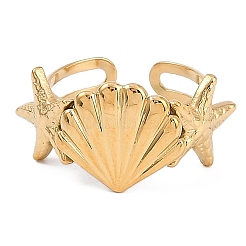 Кольца-манжеты из нержавеющей стали 304 для женщин&nbsp;RJEW-A049-03G