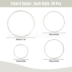 Латунные соединительные колечки KK-SC0001-72P