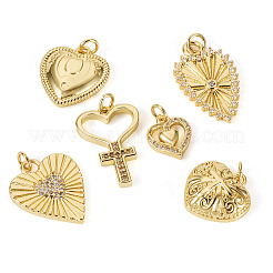 6шт 6 стиля латунные подвески&nbsp;KK-TA0002-23