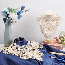 2 шт. 2 стиля полиэстеровый воротник с компьютерной вышивкой DIY-BC0006-62