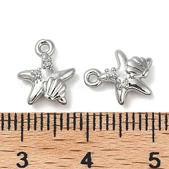 Латунные микро проложить кубического циркония подвески&nbsp;KK-U045-09P