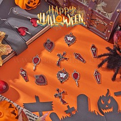 14 шт. 7 стильные подвески из сплава со стразами на Хэллоуин&nbsp;JX160A