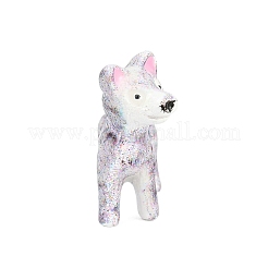 3d合金エナメルペンダント  犬のチャーム  ゴールドカラー  アザミ  13.5x12x6mm  穴：1.4~1.5mm&nbsp;FIND-G114-02G-01