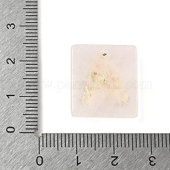 Природного розового кварца подвески G-P585-05G-02