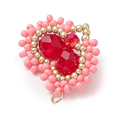 Стеклянные подвески из бисера&nbsp;PALLOY-MZ00388-02