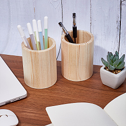 Porte-stylos en bois de pin&nbsp;WH-WG31134-01