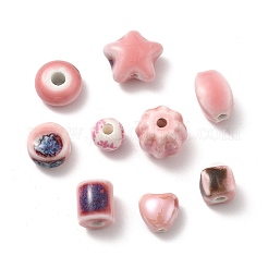 20 шт. 10 вида перламутровых фарфоровых бусин ручной работы&nbsp;PORC-FP0001-08