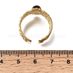 Anelli aperti con polsino in acciaio inossidabile 304&nbsp;RJEW-F213-02G-11