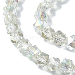 Гальванические стеклянные бусины&nbsp;EGLA-L018-B-AB02