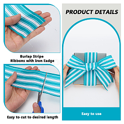 Ленты из мешковины&nbsp;SRIB-WH0011-384C